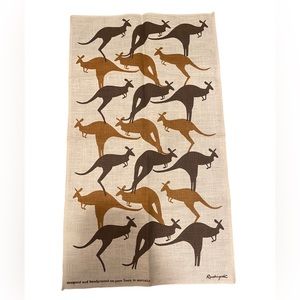Rodriguez kangaroo tea towel